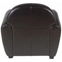 CDA Fauteuil Club Vintage Cuir Marron - Marron -Pas Cher Fauteuil Magasin 45040226 4