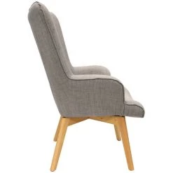 THE HOME DECO FACTORY Lot De 2 Fauteuils Helsinki Gris Home Deco Factory 11 THE HOME DECO FACTORY Lot De 2 Fauteuils Helsinki Gris Home Deco Factory -Pas Cher Fauteuil Magasin 45273798 5