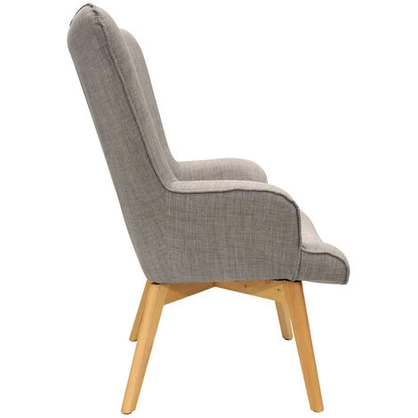 THE HOME DECO FACTORY Lot De 2 Fauteuils Helsinki Gris Home Deco Factory 7 THE HOME DECO FACTORY Lot De 2 Fauteuils Helsinki Gris Home Deco Factory – Image 5