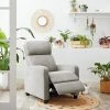 VASAGLE Fauteuil Inclinable En Tissu, Siège Canapé Avec Assise Rembourré, Repose-pieds Réglable, Dossier Inclinable, Moderne, Pour Salon, Salle à Manger, Chambre, Home-cinéma, Gris Par SONGMICS LAC100G01 - Gris -Pas Cher Fauteuil Magasin 45295598 1