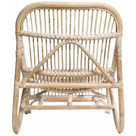 ATMOSPHERA, CRATEUR D'INTRIEUR Fauteuil Design En Rotin "Tamara" 75cm Naturel 5 ATMOSPHERA, CRATEUR D'INTRIEUR Fauteuil Design En Rotin "Tamara" 75cm Naturel – Image 3