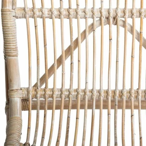 ATMOSPHERA, CRATEUR D'INTRIEUR Fauteuil Design En Rotin "Tamara" 75cm Naturel 6 ATMOSPHERA, CRATEUR D'INTRIEUR Fauteuil Design En Rotin "Tamara" 75cm Naturel – Image 4