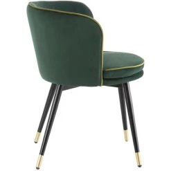 NATACHA.B 2 Chaises Velours Arrondie Margot | Bronze - Bronze -Pas Cher Fauteuil Magasin 45753298 4