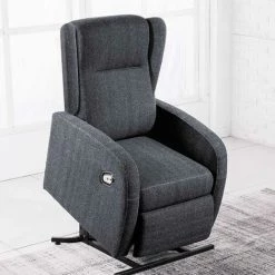 Fauteuil Relax En Tissu Coloris Gris Anthracite - Largeur 70 X Profondeur 77 Cm -PEGANE- 7 Fauteuil Relax En Tissu Coloris Gris Anthracite - Largeur 70 X Profondeur 77 Cm -PEGANE- -Pas Cher Fauteuil Magasin 45839302 3