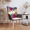 Chaise De Relaxation Patchwork Tissu VidaXL