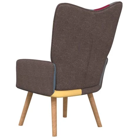 Chaise De Relaxation Patchwork Tissu VidaXL 7 Chaise De Relaxation Patchwork Tissu VidaXL – Image 5