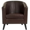 NATACHA.B Fauteuil Club Marron Simili Cuir Corte -Pas Cher Fauteuil Magasin 46049666 1