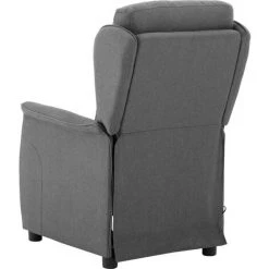 Topdeal Fauteuil Inclinable De Massage Gris Clair Tissu FF289786_FR 11 Topdeal Fauteuil Inclinable De Massage Gris Clair Tissu FF289786_FR -Pas Cher Fauteuil Magasin 46224425 5