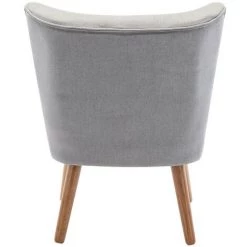 MOLOO MALCOLM - Fauteuil Scandinave Tissu Gris Clair Pieds Bois(x2) - Gris 9 MOLOO MALCOLM - Fauteuil Scandinave Tissu Gris Clair Pieds Bois(x2) - Gris -Pas Cher Fauteuil Magasin 46351508 3