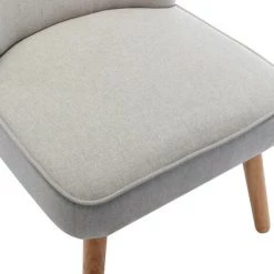 MOLOO MALCOLM - Fauteuil Scandinave Tissu Gris Clair Pieds Bois(x2) - Gris 10 MOLOO MALCOLM - Fauteuil Scandinave Tissu Gris Clair Pieds Bois(x2) - Gris -Pas Cher Fauteuil Magasin 46351508 4