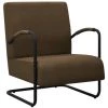 ASUPERMALL Fauteuil Marron Fonce Tissu