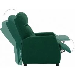 ASUPERMALL Fauteuil Inclinable Electrique Vert Fonce Tissu 9 ASUPERMALL Fauteuil Inclinable Electrique Vert Fonce Tissu -Pas Cher Fauteuil Magasin 46886036 3