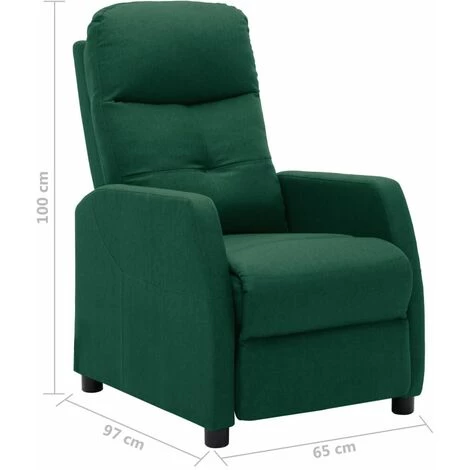 ASUPERMALL Fauteuil Inclinable Electrique Vert Fonce Tissu 7 ASUPERMALL Fauteuil Inclinable Electrique Vert Fonce Tissu – Image 5