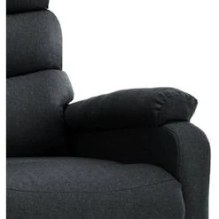 ASUPERMALL Fauteuil Inclinable Electrique Gris Fonce Tissu -Pas Cher Fauteuil Magasin 46886068 3