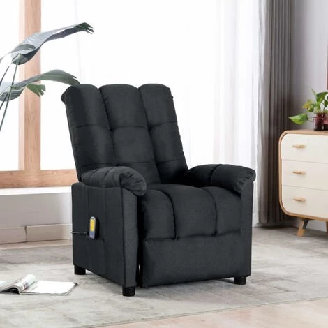 ASUPERMALL Fauteuil Inclinable De Massage Gris Fonce Tissu 3 ASUPERMALL Fauteuil Inclinable De Massage Gris Fonce Tissu
