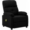 ASUPERMALL Fauteuil De Massage Noir Tissu -Pas Cher Fauteuil Magasin 46886148 1