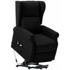 ASUPERMALL Fauteuil De Massage Inclinable Noir Tissu 8 ASUPERMALL Fauteuil De Massage Inclinable Noir Tissu -Pas Cher Fauteuil Magasin 46886164 2