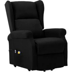 ASUPERMALL Fauteuil De Massage Inclinable Noir Tissu 9 ASUPERMALL Fauteuil De Massage Inclinable Noir Tissu -Pas Cher Fauteuil Magasin 46886164 3