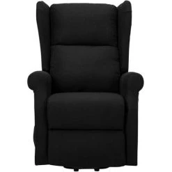 ASUPERMALL Fauteuil De Massage Inclinable Noir Tissu 10 ASUPERMALL Fauteuil De Massage Inclinable Noir Tissu -Pas Cher Fauteuil Magasin 46886164 4
