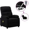 ASUPERMALL Fauteuil De Massage Inclinable Electrique Noir Tissu 2 ASUPERMALL Fauteuil De Massage Inclinable Electrique Noir Tissu -Pas Cher Fauteuil Magasin 46886185 1