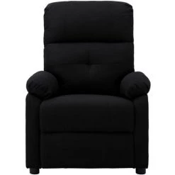 ASUPERMALL Fauteuil De Massage Inclinable Electrique Noir Tissu -Pas Cher Fauteuil Magasin 46886185 2