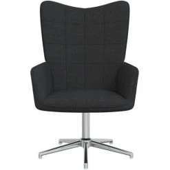 ASUPERMALL Chaise De Relaxation Noir Tissu -Pas Cher Fauteuil Magasin 46889668 3