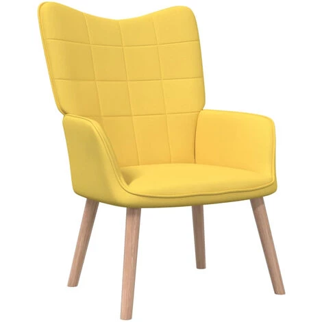 ASUPERMALL Chaise De Relaxation 62x68,5x96 Cm Jaune Moutarde Tissu 3 ASUPERMALL Chaise De Relaxation 62x68,5x96 Cm Jaune Moutarde Tissu