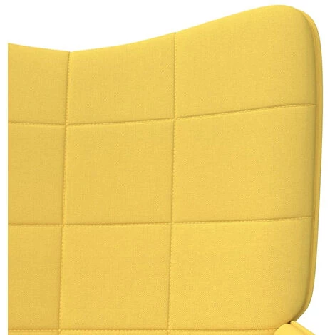 ASUPERMALL Chaise De Relaxation 62x68,5x96 Cm Jaune Moutarde Tissu 7 ASUPERMALL Chaise De Relaxation 62x68,5x96 Cm Jaune Moutarde Tissu – Image 5
