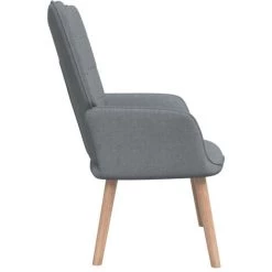 ASUPERMALL Chaise De Relaxation 62x68,5x96 Cm Gris Clair Tissu 9 ASUPERMALL Chaise De Relaxation 62x68,5x96 Cm Gris Clair Tissu -Pas Cher Fauteuil Magasin 46889719 3