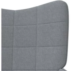 ASUPERMALL Chaise De Relaxation 62x68,5x96 Cm Gris Clair Tissu 11 ASUPERMALL Chaise De Relaxation 62x68,5x96 Cm Gris Clair Tissu -Pas Cher Fauteuil Magasin 46889719 5
