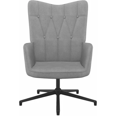 ASUPERMALL Chaise De Relaxation 62x67x97,5 Cm Gris Clair Tissu 4 ASUPERMALL Chaise De Relaxation 62x67x97,5 Cm Gris Clair Tissu – Image 2