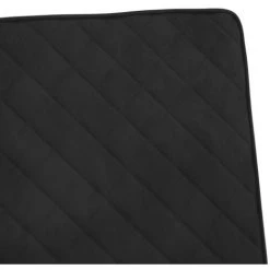 ASUPERMALL Chaise Cantilever Noir Velours -Pas Cher Fauteuil Magasin 46889757 5