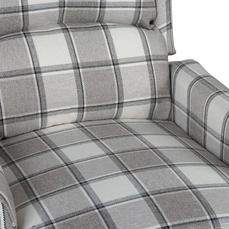 Fauteuil Inclinable Tissu Gris VidaXL 7 Fauteuil Inclinable Tissu Gris VidaXL – Image 5
