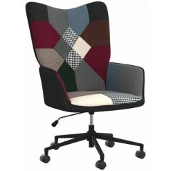 Chaise De Relaxation Patchwork Tissu VidaXL