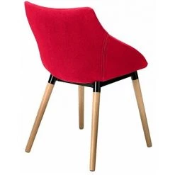SANS MARQUE Fauteuil Enat - Rouge - Maxiburo - Rouge -Pas Cher Fauteuil Magasin 47307326 3