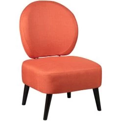 Fauteuil Coloris Courail En Bois De Pin / Polyester - Longueur 59 X Profondeur .66 X Hauteur 86 X Hauteur Assise 41 Cm -PEGANE-