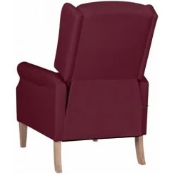 Fauteuil De Massage Inclinable Tissu Violet VidaXL 11 Fauteuil De Massage Inclinable Tissu Violet VidaXL -Pas Cher Fauteuil Magasin 47737936 5