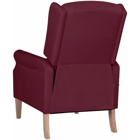Fauteuil De Massage Inclinable Tissu Violet VidaXL 7 Fauteuil De Massage Inclinable Tissu Violet VidaXL – Image 5