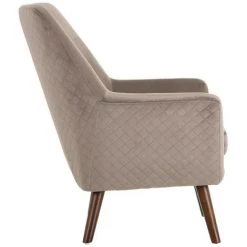 NATACHA.B Fauteuil Vintage Taupe Velours Jade 11 NATACHA.B Fauteuil Vintage Taupe Velours Jade -Pas Cher Fauteuil Magasin 47747362 5