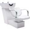 VidaXL Chaise De Salon Avec Lavabo Blanc 137x59x82 Cm Similicuir - Blanc -Pas Cher Fauteuil Magasin 47852134 1