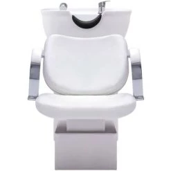 VidaXL Chaise De Salon Avec Lavabo Blanc 137x59x82 Cm Similicuir - Blanc 8 VidaXL Chaise De Salon Avec Lavabo Blanc 137x59x82 Cm Similicuir - Blanc -Pas Cher Fauteuil Magasin 47852134 2