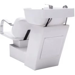 VidaXL Chaise De Salon Avec Lavabo Blanc 137x59x82 Cm Similicuir - Blanc 10 VidaXL Chaise De Salon Avec Lavabo Blanc 137x59x82 Cm Similicuir - Blanc -Pas Cher Fauteuil Magasin 47852134 4