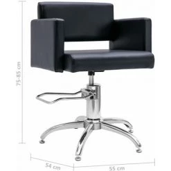 VidaXL Chaise De Salon Noir Similicuir - Noir -Pas Cher Fauteuil Magasin 47938445 3