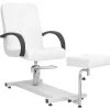 VidaXL Fauteuil De Massage Et Repose-pied Blanc 127x60x98cm Similicuir - Blanc 2 VidaXL Fauteuil De Massage Et Repose-pied Blanc 127x60x98cm Similicuir - Blanc -Pas Cher Fauteuil Magasin 48092385 1