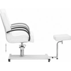 VidaXL Fauteuil De Massage Et Repose-pied Blanc 127x60x98cm Similicuir - Blanc 10 VidaXL Fauteuil De Massage Et Repose-pied Blanc 127x60x98cm Similicuir - Blanc -Pas Cher Fauteuil Magasin 48092385 4