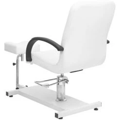 VidaXL Fauteuil De Massage Et Repose-pied Blanc 127x60x98cm Similicuir - Blanc 11 VidaXL Fauteuil De Massage Et Repose-pied Blanc 127x60x98cm Similicuir - Blanc -Pas Cher Fauteuil Magasin 48092385 5