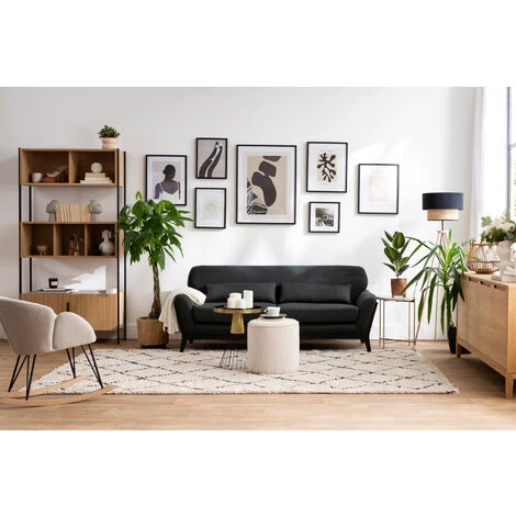 MILIBOO Rocking Chair Design Effet Velours Gris RHAPSODY - Gris Velours 7 MILIBOO Rocking Chair Design Effet Velours Gris RHAPSODY - Gris Velours – Image 5