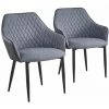 Paris Prix - Lot De 2 Fauteuils Design "zoa" 88cm Gris & Noir 2 Paris Prix - Lot De 2 Fauteuils Design "zoa" 88cm Gris & Noir -Pas Cher Fauteuil Magasin 48459314 1