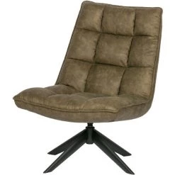WHITELABEL Fauteuil Pivotante En Cuir PU - Chaise Vert - 97x70x85 Cm - Jouke - Vert 10 WHITELABEL Fauteuil Pivotante En Cuir PU - Chaise Vert - 97x70x85 Cm - Jouke - Vert -Pas Cher Fauteuil Magasin 48539841 4
