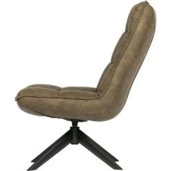 WHITELABEL Fauteuil Pivotante En Cuir PU - Chaise Vert - 97x70x85 Cm - Jouke - Vert 11 WHITELABEL Fauteuil Pivotante En Cuir PU - Chaise Vert - 97x70x85 Cm - Jouke - Vert -Pas Cher Fauteuil Magasin 48539841 5